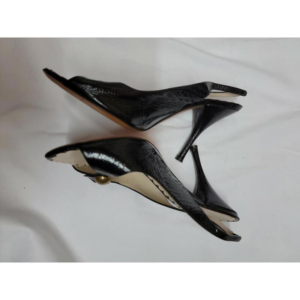 Moschino Cheap and Chic Womens  Leather Slingback Sandals Sz. 39/9 EUC - Picture 5 of 11